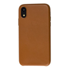 Чехол кожаный Leather Full Case iPhone XR, Brown