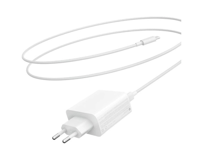 Мережеве зарядний пристрій Xiaomi (OR) 67W Charger (USB-A+2USB-C) з кабелем Type-C to Type-C, Білий (BHR7493EU) (100% оригінал)