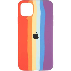 Чехол-силикон оригинал Colorfull Full Cover Soft Matte iPhone 11, Rainbow