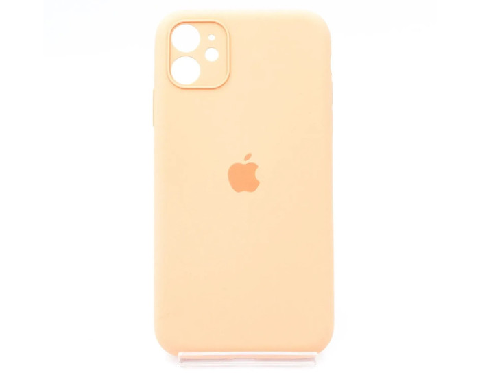 Чехол-силикон оригинал Soft Matte Full Camera iPhone 11, Peach