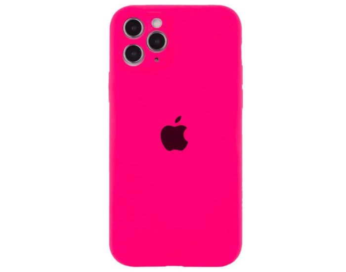 Чехол-силикон оригинал Soft Matte Full Camera iPhone 11, Hot Pink