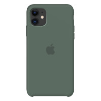 Чехол-силикон оригинал Soft Matte iPhone 11, Pine Green
