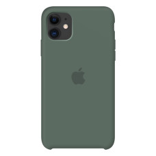 Чехол-силикон оригинал Soft Matte iPhone 11, Pine Green
