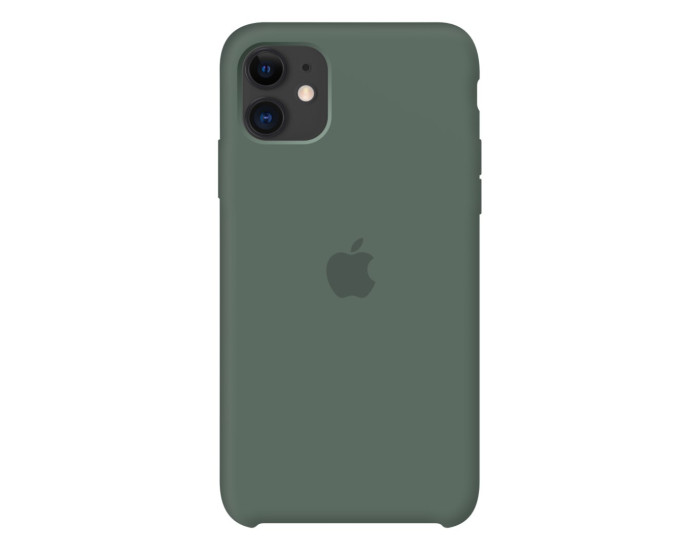 Чехол-силикон оригинал Soft Matte iPhone 11, Pine Green