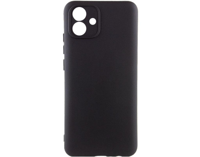 Чехол-силикон Getman Liquid Silk Full Camera Samsung Galaxy A05 (Черный / Black)