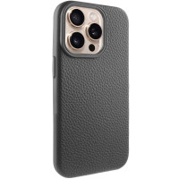 Чохол шкіряний Syndee with MagSafe iPhone 15 Pro Max, чорний
