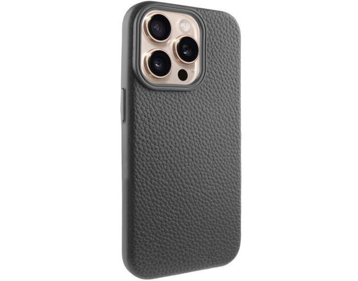 Чохол шкіряний Syndee with MagSafe iPhone 15 Pro Max, чорний