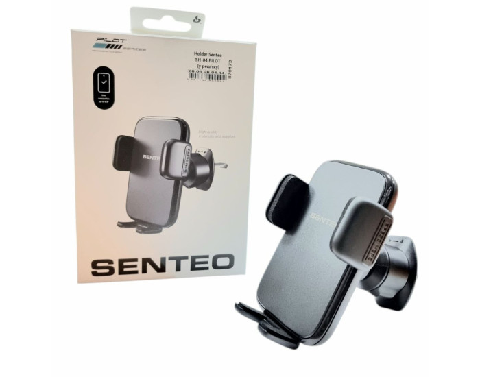 Автодержатель SENTEO SH-04 Pilot, Black (для плоской поверхности)
