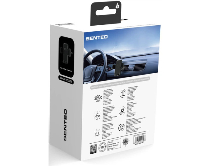 Автодержатель SENTEO SH-07 SkyLink2 series In-car phone holder (Черный  Black)