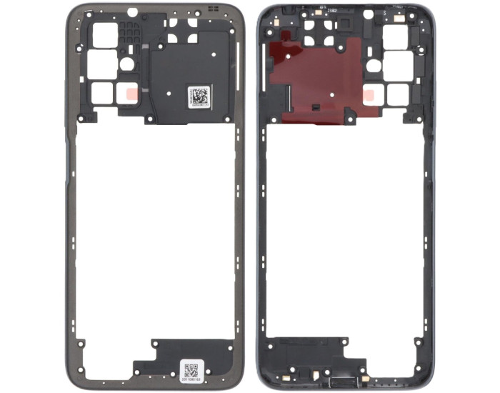 Рамка крепления корпуса Xiaomi Redmi 10, серая