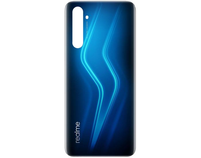 Задня кришка для Realme 6 Pro синя, оригінал