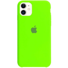 Чехол-силикон оригинал Soft Matte iPhone 11, Lime Green