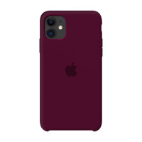 Чехол-силикон оригинал Soft Matte iPhone 11, Maroon