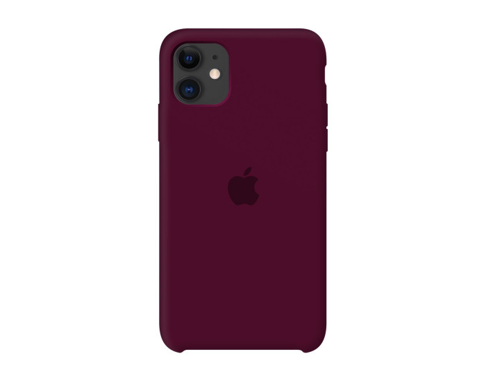 Чехол-силикон оригинал Soft Matte iPhone 11, Maroon