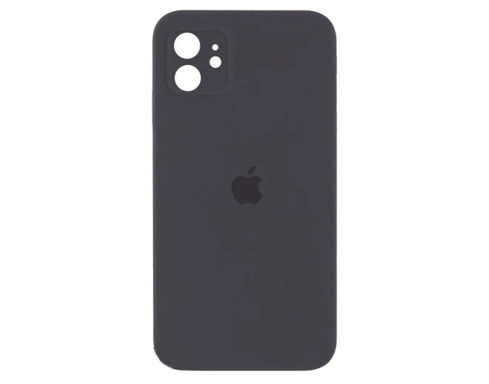 Чехол-силикон оригинал Square Cover Soft Matte Full Camera iPhone 11, Grey