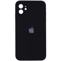 Чехол-силикон оригинал Square Cover Soft Matte Full Camera iPhone 11, Black