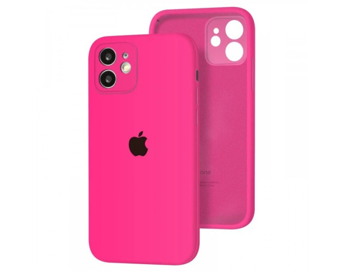Чехол-силикон оригинал Square Cover Soft Matte Full Camera iPhone 11, Pink