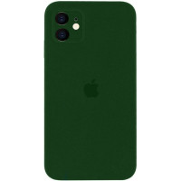 Чехол-силикон оригинал Square Cover Soft Matte Full Camera iPhone 11, Army Green