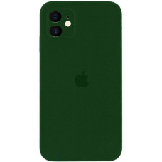 Чехол-силикон оригинал Square Cover Soft Matte Full Camera iPhone 11, Army Green