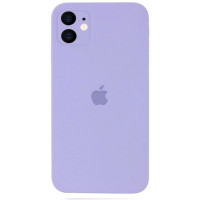Чехол-силикон оригинал Square Cover Soft Matte Full Camera iPhone 11, Lilac