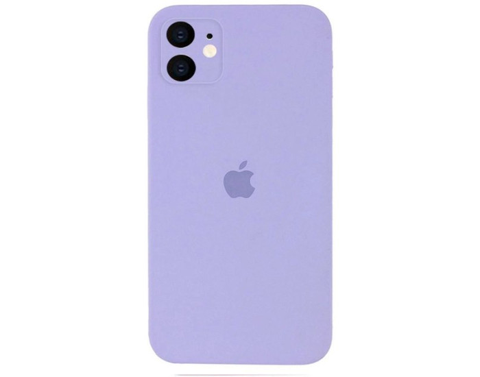 Чохол-силікон оригінал Square Cover Soft Matte Full Camera iPhone 11, Lilac