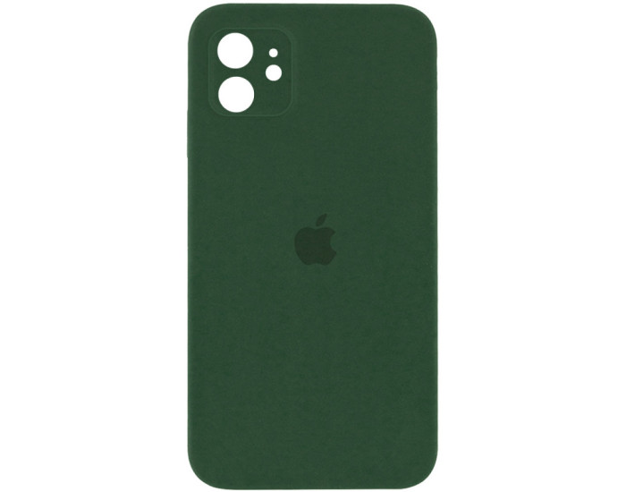 Чохол-силікон оригінал Square Cover Soft Matte Full Camera iPhone 11 Cyprus Green
