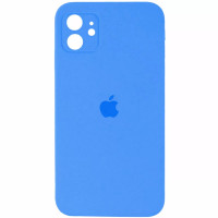 Чохол-силікон оригінал Square Cover Soft Matte Full Camera iPhone 11 Denim Blue