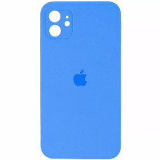 Чехол-силикон оригинал Square Cover Soft Matte Full Camera iPhone 11, Denim Blue