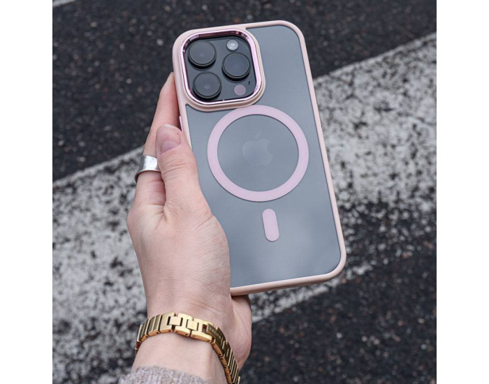 Чехол-силикон WAVE Ardor Case with MagSafe iPhone 13/14, черный