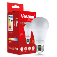LED лампа Vestum A65 15W 3000K 220V E27