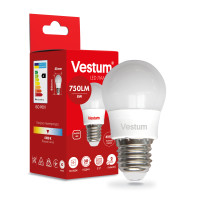 LED лампа Vestum G45 8W 4100K 220V E27