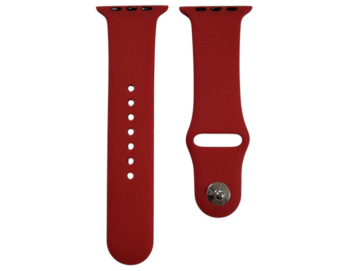 Ремешок для Apple Watch Series 38/40/41/42 mm S, китайский красный