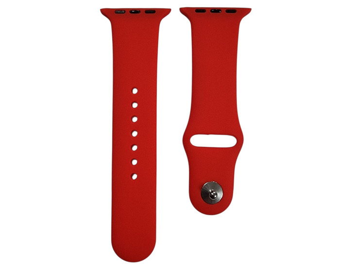 Ремешок для Apple Watch Series 38/40/41/42 mm S, красный