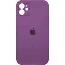 Чехол-силикон оригинал Square Cover Soft Matte Full Camera iPhone 11, Elderberry