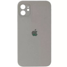 Чехол-силикон оригинал Square Cover Soft Matte Full Camera iPhone 11, Pebble