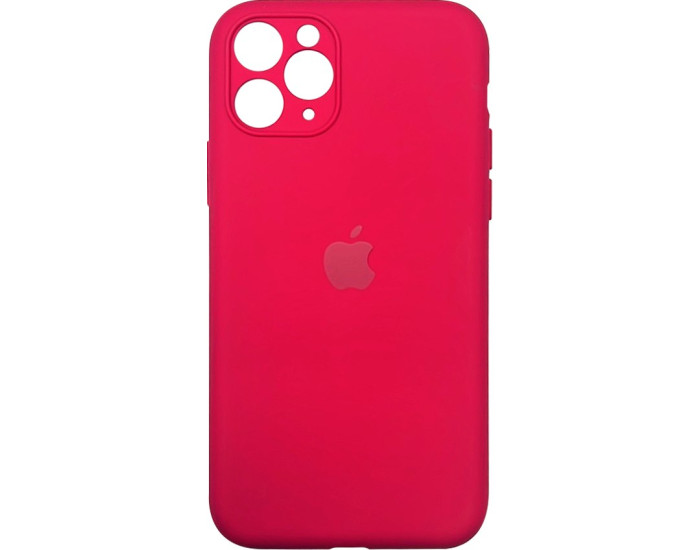 Чехол-силикон оригинал Soft Matte Full Camera iPhone 11 Pro, Rose Red