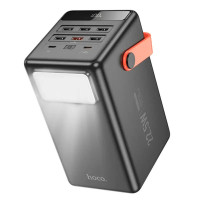 Портативна батарея (Power Bank) Hoco DB03 Centurion Powerful PD65W/LCD/Lamp 100000mAh Black