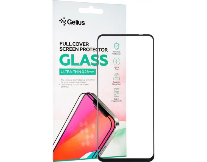 Защитное cтекло Gelius Full Cover Ultra-Thin 0.25mm Tecno Pova 6/6 Pro, Black