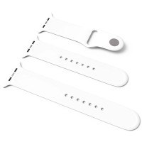 Ремешок для Apple Watch Sport Band 42(ser.1-3) /44 /45 /49 mm (S/M & M/L) White