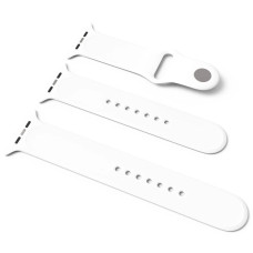 Ремешок для Apple Watch Sport Band 42(ser.1-3) /44 /45 /49 mm (S/M & M/L) White