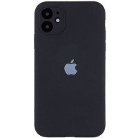 Чехол-силикон оригинал Full Camera Soft Matte iPhone 12, Black