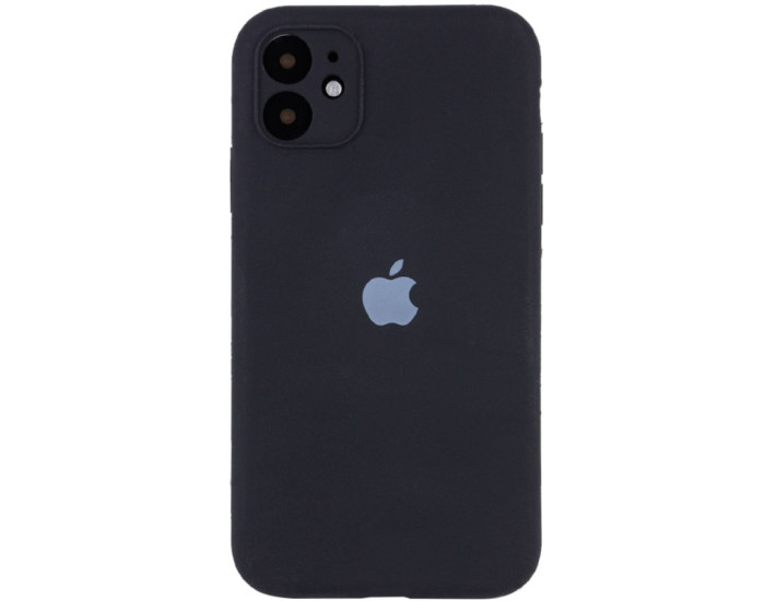 Чехол-силикон оригинал Full Camera Soft Matte iPhone 12, Black