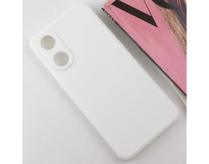 Чехол-силикон Candy Full Camera Oppo Reno 8T 4G, белый