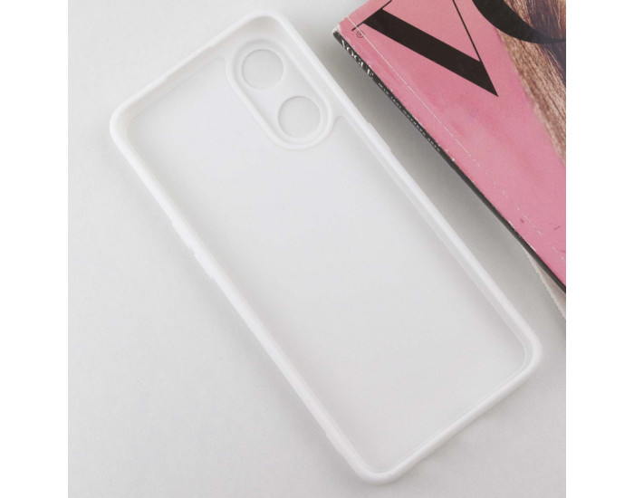 Чехол-силикон Candy Full Camera Oppo Reno 8T 4G, белый