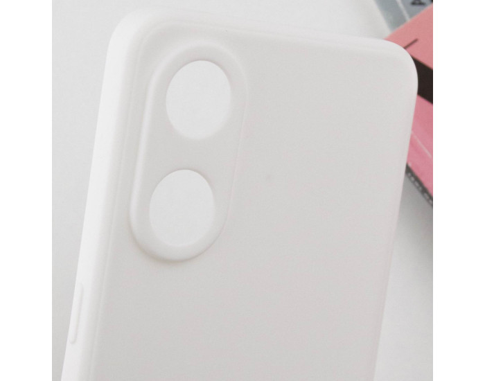 Чехол-силикон Candy Full Camera Oppo Reno 8T 4G, белый
