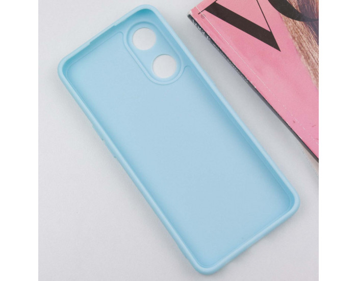 Чехол-силикон Candy Full Camera Oppo Reno 8T 4G, бирюзовый