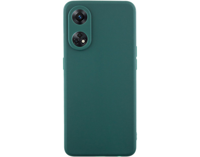 Чехол-силикон Candy Full Camera Oppo Reno 8T 4G, зеленый