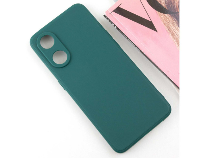 Чехол-силикон Candy Full Camera Oppo Reno 8T 4G, зеленый
