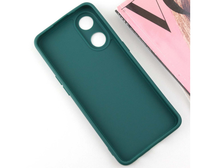 Чехол-силикон Candy Full Camera Oppo Reno 8T 4G, зеленый