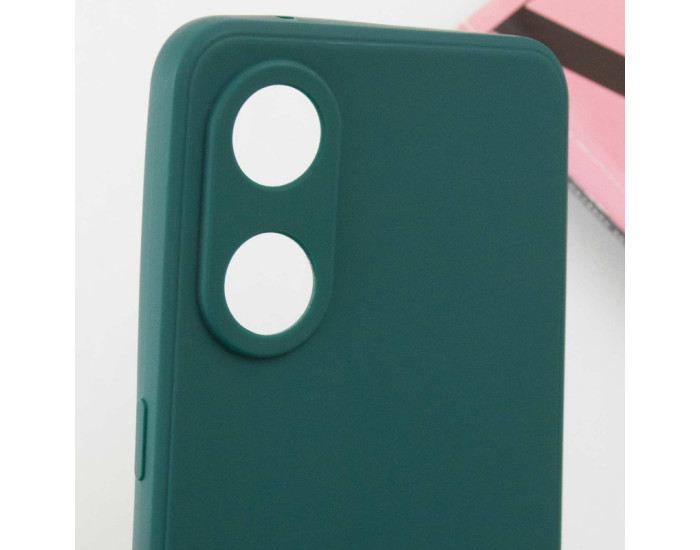 Чехол-силикон Candy Full Camera Oppo Reno 8T 4G, зеленый